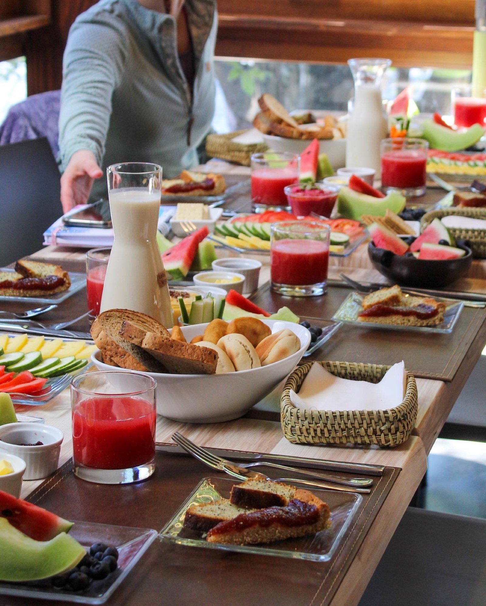 Desayuno buffet en Ni-Newen